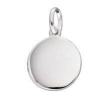 ENGRAVABLE SILVER 925 STERLING DISC